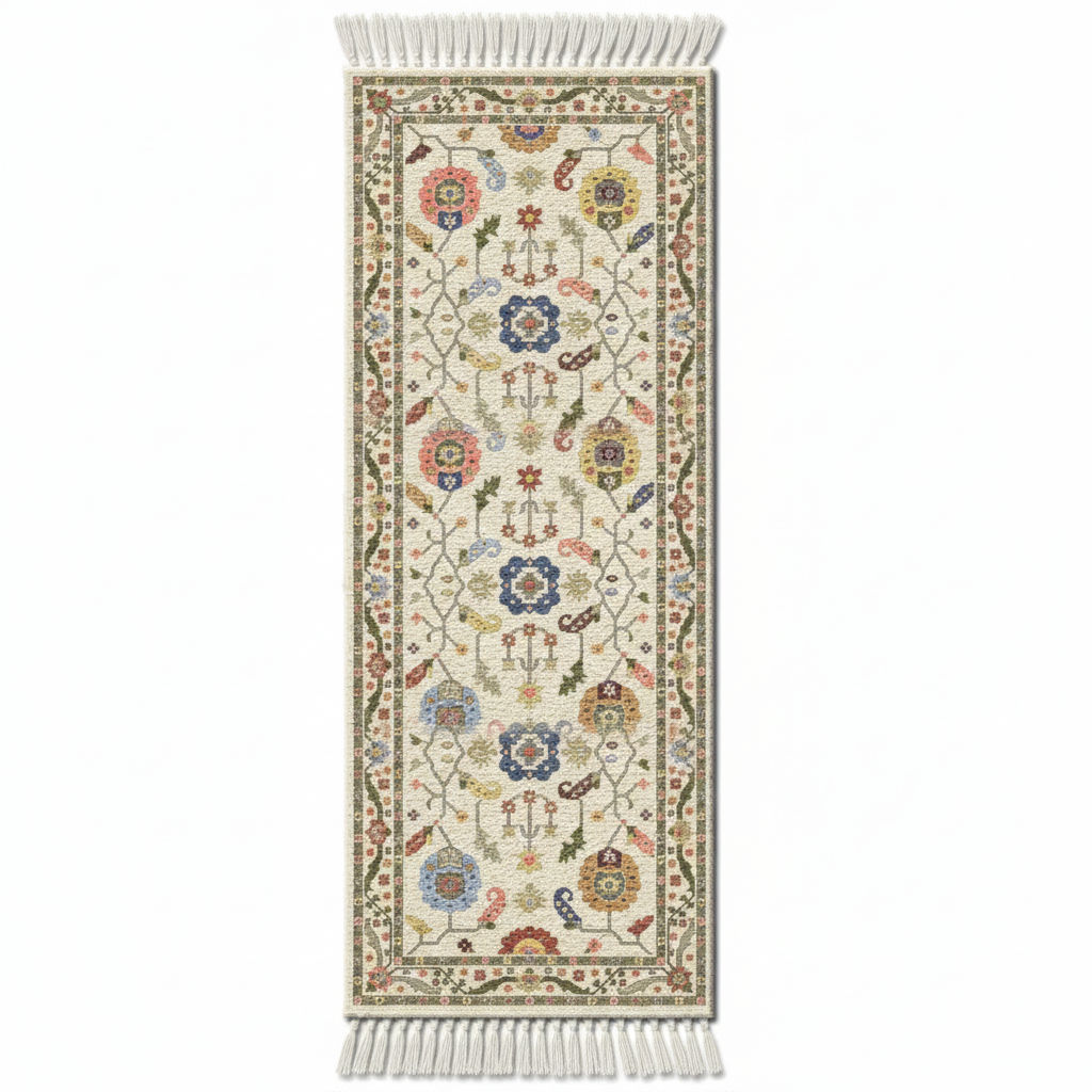 AVELANIS - Hand Knotted Oushak Carpet